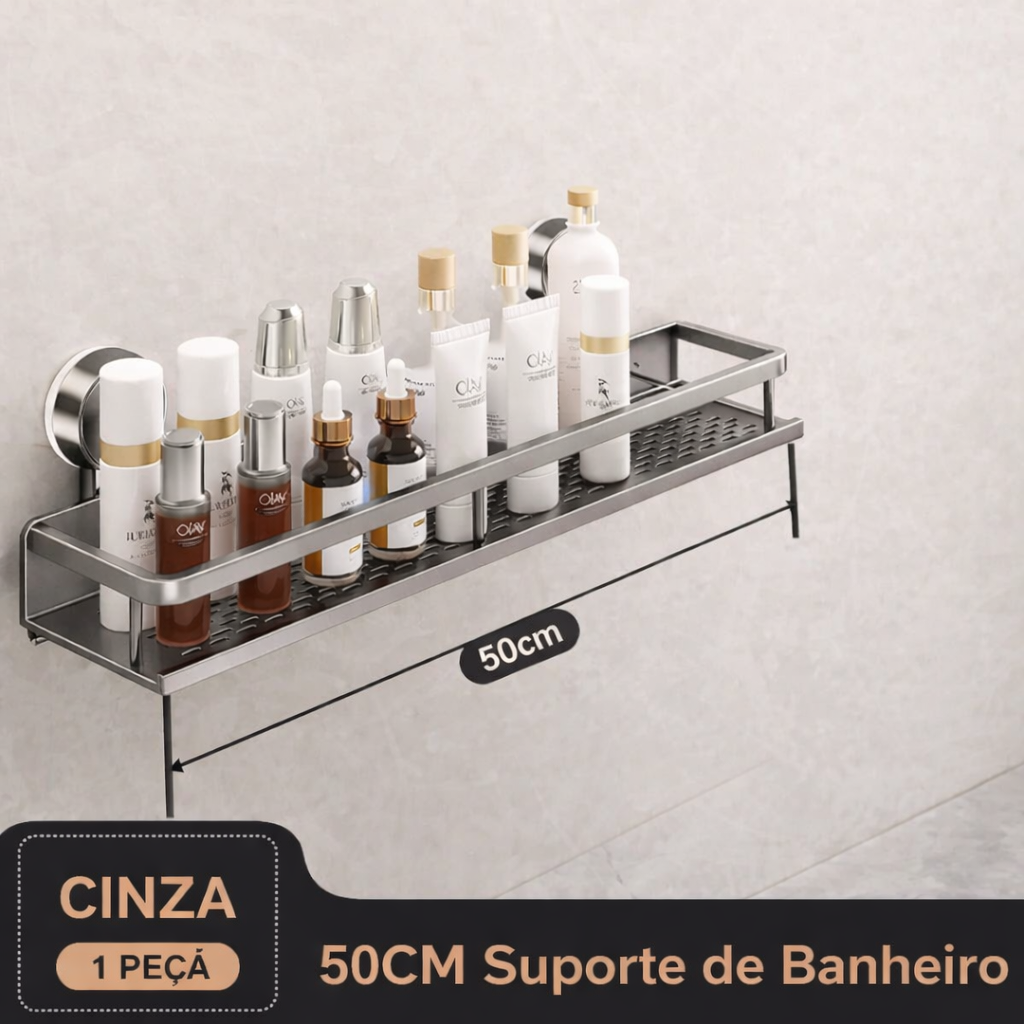 Suporte de Banheiro com Ventosa