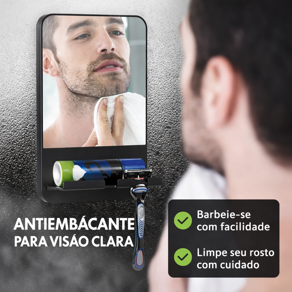 Espelho de Banheiro Antiembaçante