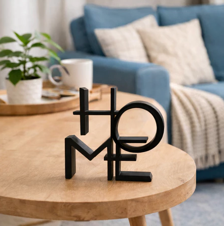 Escultura Decorativa Home