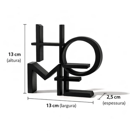 Escultura Decorativa Home