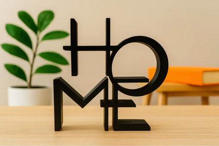 Escultura Decorativa Home