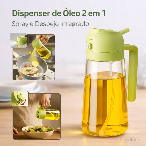Borrifador de Óleo 2 em 1