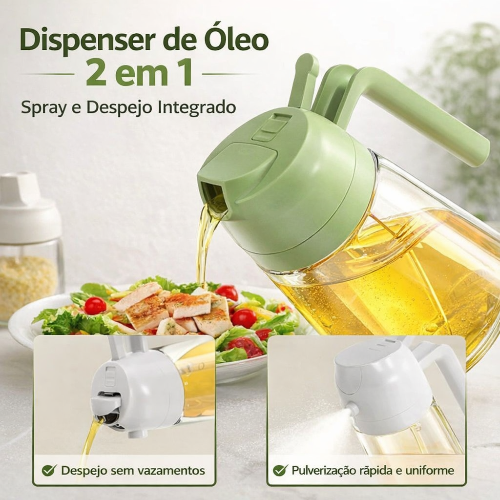 Borrifador de Óleo 2 em 1
