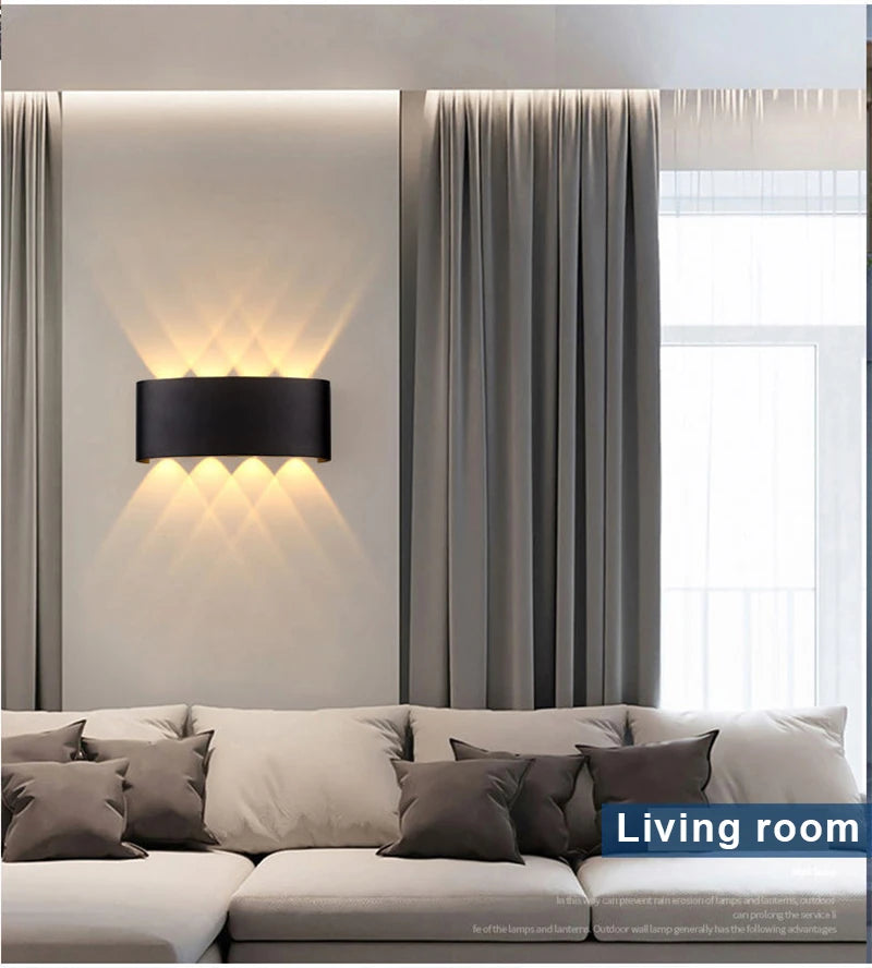 Arandela Externa Led em Alumínio à Prova d'água