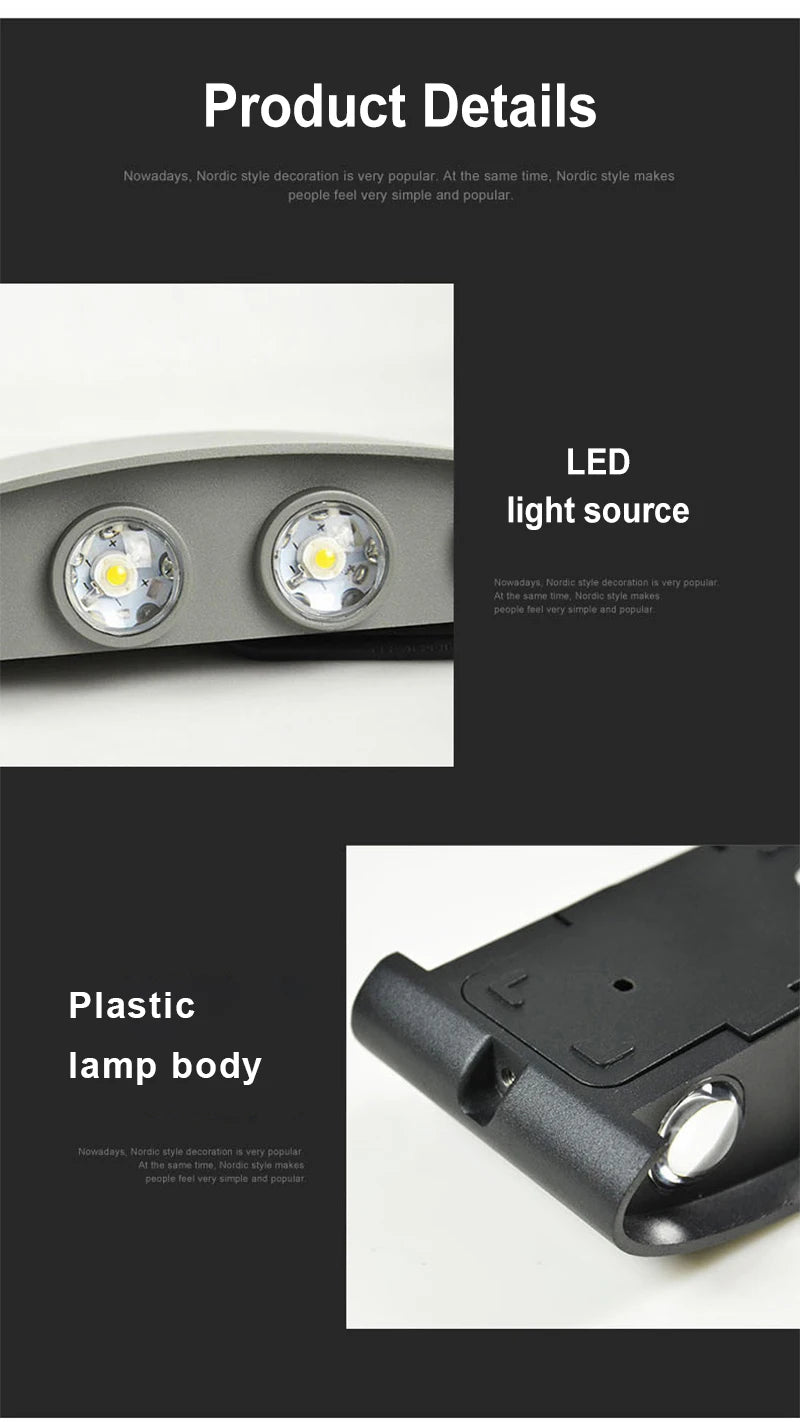 Arandela Externa Led em Alumínio à Prova d'água