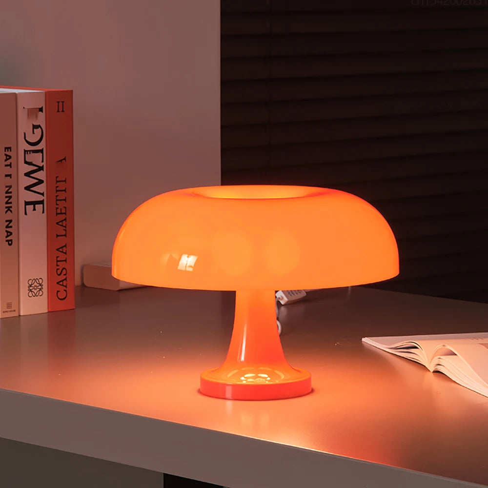 Abajur De Mesa Cogumelo Minimalista