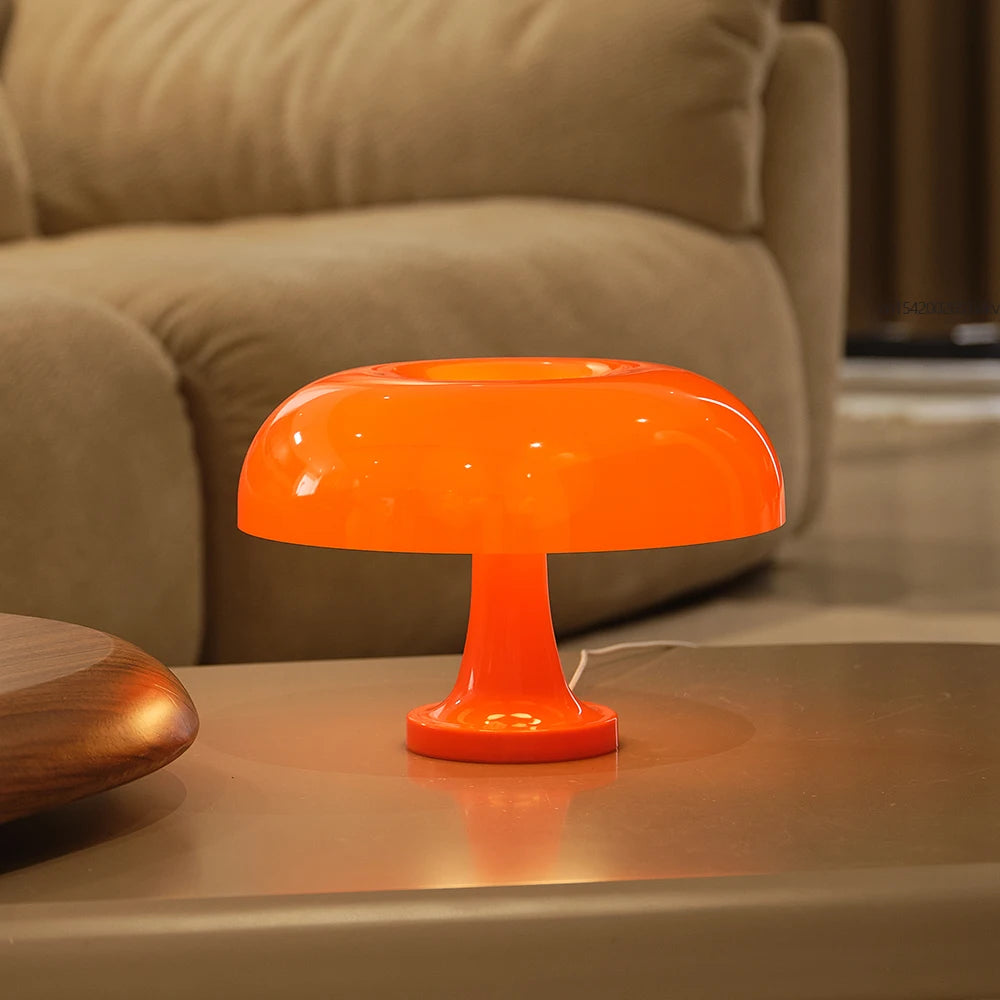 Abajur De Mesa Cogumelo Minimalista