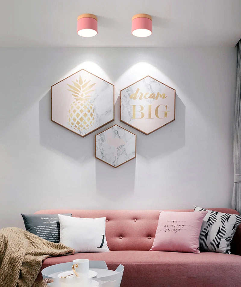 Luminária de Teto LED Sobrepor Nórdico