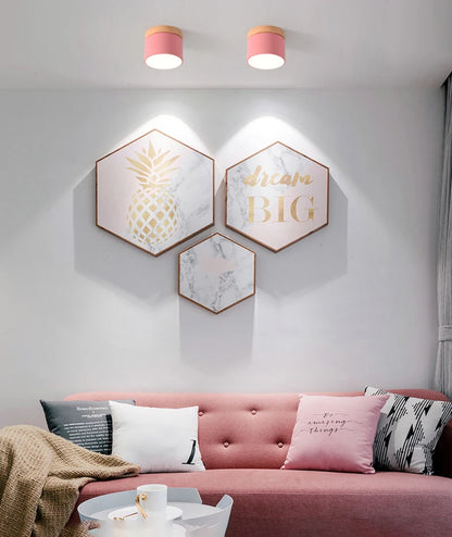 Luminária de Teto LED Sobrepor Nórdico