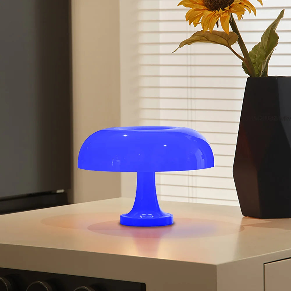 Abajur De Mesa Cogumelo Minimalista